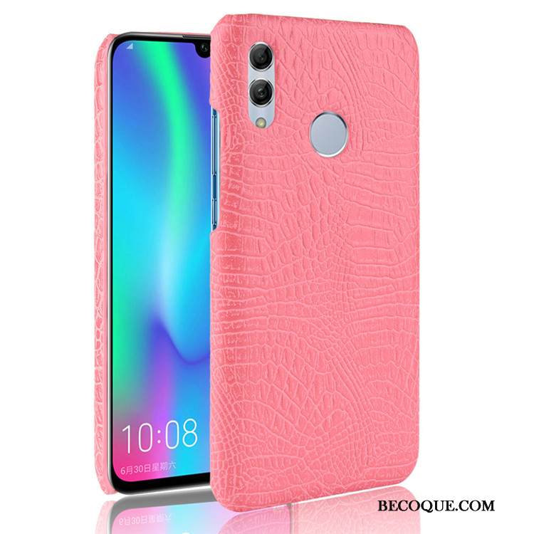 Kuori Huawei P Smart 2019 Nahka Kukkakuvio Krokotiili, Kotelo Huawei P Smart 2019 Suojaus Puhelimen Kuoret Kova