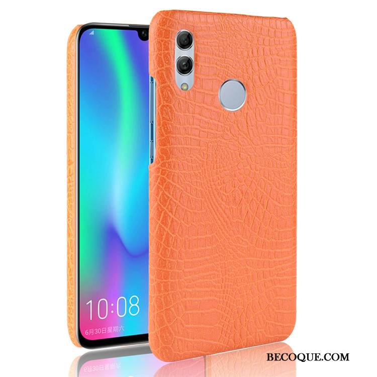 Kuori Huawei P Smart 2019 Nahka Kukkakuvio Krokotiili, Kotelo Huawei P Smart 2019 Suojaus Puhelimen Kuoret Kova