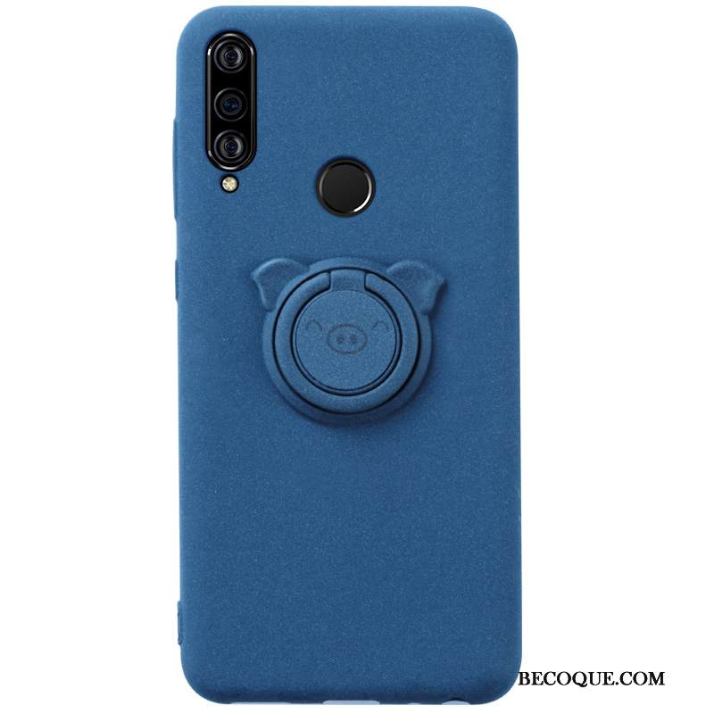 Kuori Huawei P Smart+ 2019 Pehmeä Neste Pesty Suede Tummansininen, Kotelo Huawei P Smart+ 2019 Suojaus