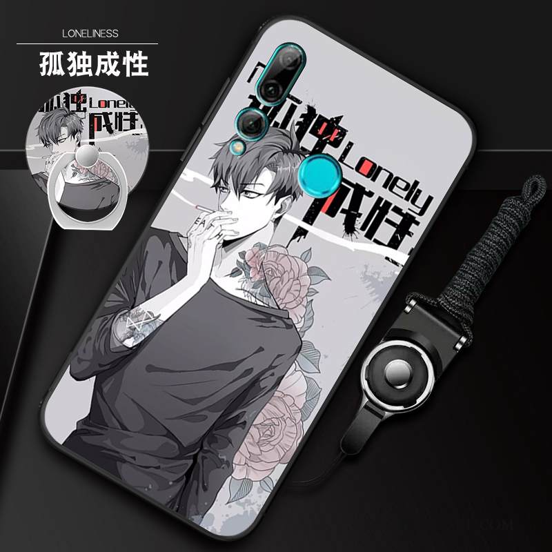 Kuori Huawei P Smart+ 2019 Pehmeä Neste Puhelimen Kuoret Rengas, Kotelo Huawei P Smart+ 2019 Laukut Ripustettavat Koristeet Kauneus