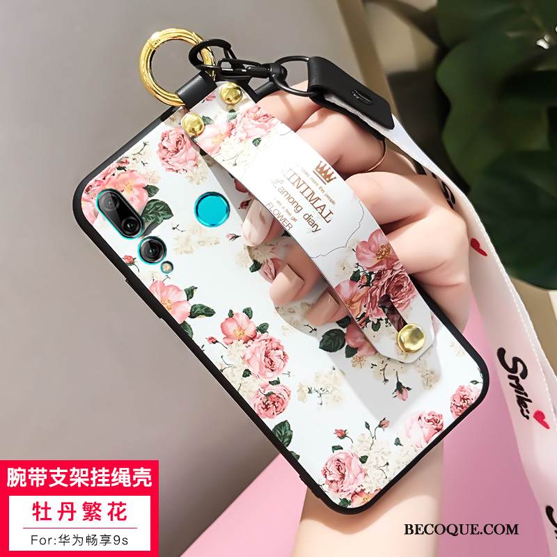 Kuori Huawei P Smart+ 2019 Silikoni Kissa Rakastunut, Kotelo Huawei P Smart+ 2019 Puhelimen Kuoret