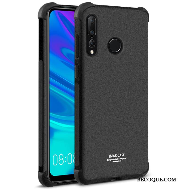 Kuori Huawei P Smart+ 2019 Silikoni Liukumaton Kuitu, Kotelo Huawei P Smart+ 2019 Laukut Läpinäkyvä Kukkakuvio