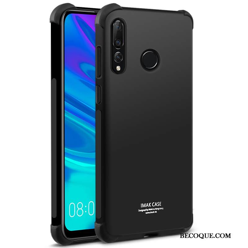 Kuori Huawei P Smart+ 2019 Silikoni Liukumaton Kuitu, Kotelo Huawei P Smart+ 2019 Laukut Läpinäkyvä Kukkakuvio