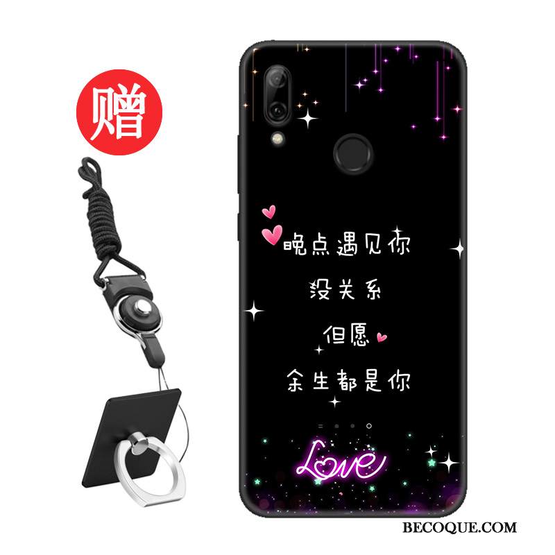 Kuori Huawei P Smart 2019 Silikoni Malli Rakastunut, Kotelo Huawei P Smart 2019 Laukut Muokata Persoonallisuus