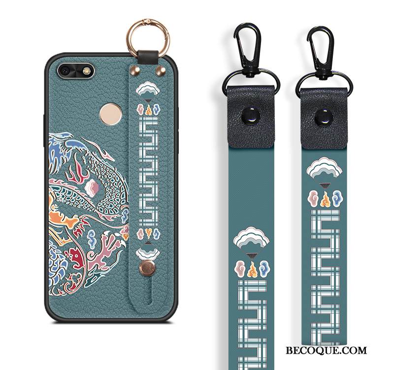 Kuori Huawei P Smart+ 2019 Silikoni Musta Persoonallisuus, Kotelo Huawei P Smart+ 2019 Laukut Yksinkertainen Klassinen