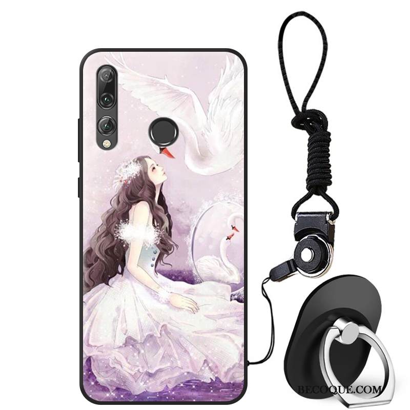 Kuori Huawei P Smart+ 2019 Silikoni Puhelimen Kuoret Kissa, Kotelo Huawei P Smart+ 2019 Pehmeä Neste Murtumaton Ihana
