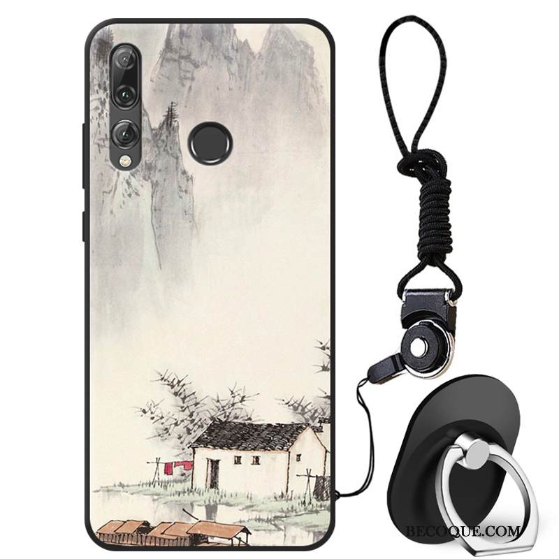 Kuori Huawei P Smart+ 2019 Silikoni Puhelimen Kuoret Kissa, Kotelo Huawei P Smart+ 2019 Pehmeä Neste Murtumaton Ihana