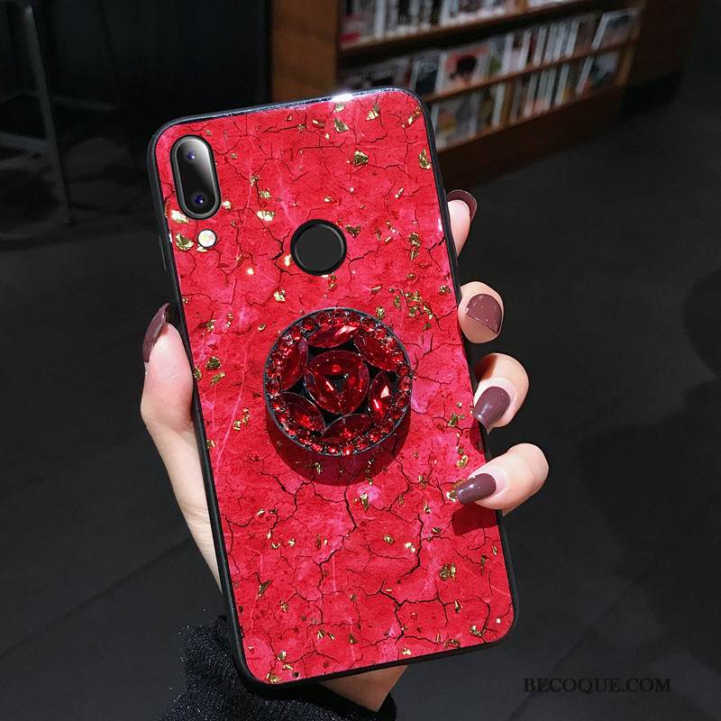 Kuori Huawei P Smart 2019 Suojaus Eurooppa Murtumaton, Kotelo Huawei P Smart 2019 Silikoni Violetti Nuoret