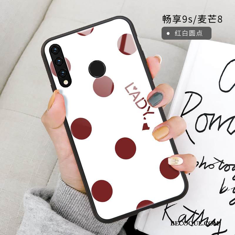 Kuori Huawei P Smart+ 2019 Suojaus Rakkaus Vaalean, Kotelo Huawei P Smart+ 2019 Laukut Piste Peili