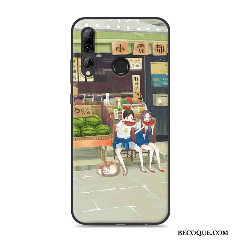 Kuori Huawei P Smart+ 2019 Suojaus Ripustettavat Koristeet Trendi, Kotelo Huawei P Smart+ 2019 Laukut Persoonallisuus Kukka