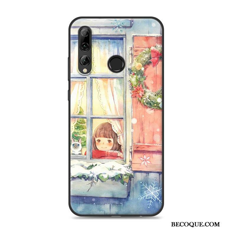 Kuori Huawei P Smart+ 2019 Suojaus Ripustettavat Koristeet Trendi, Kotelo Huawei P Smart+ 2019 Laukut Persoonallisuus Kukka