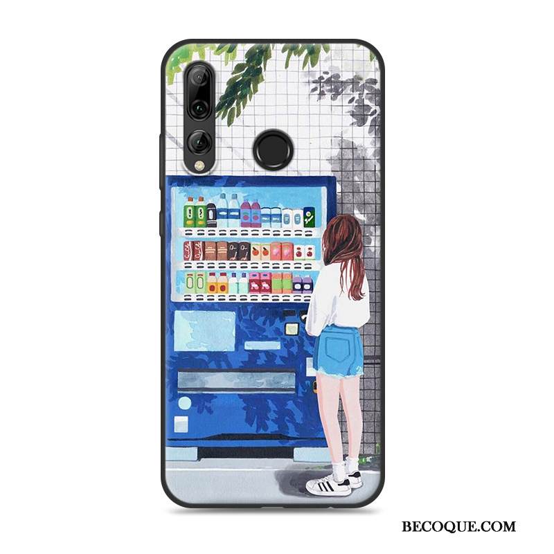 Kuori Huawei P Smart+ 2019 Suojaus Ripustettavat Koristeet Trendi, Kotelo Huawei P Smart+ 2019 Laukut Persoonallisuus Kukka