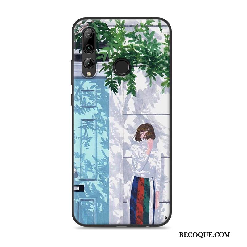 Kuori Huawei P Smart+ 2019 Suojaus Ripustettavat Koristeet Trendi, Kotelo Huawei P Smart+ 2019 Laukut Persoonallisuus Kukka