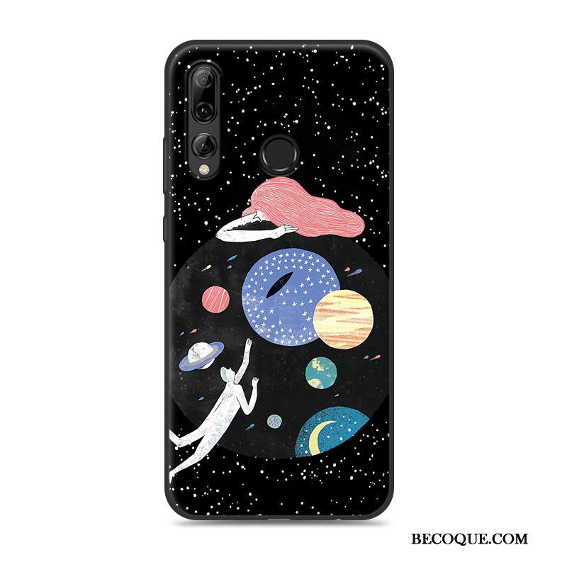 Kuori Huawei P Smart+ 2019 Suojaus Ripustettavat Koristeet Trendi, Kotelo Huawei P Smart+ 2019 Laukut Persoonallisuus Kukka