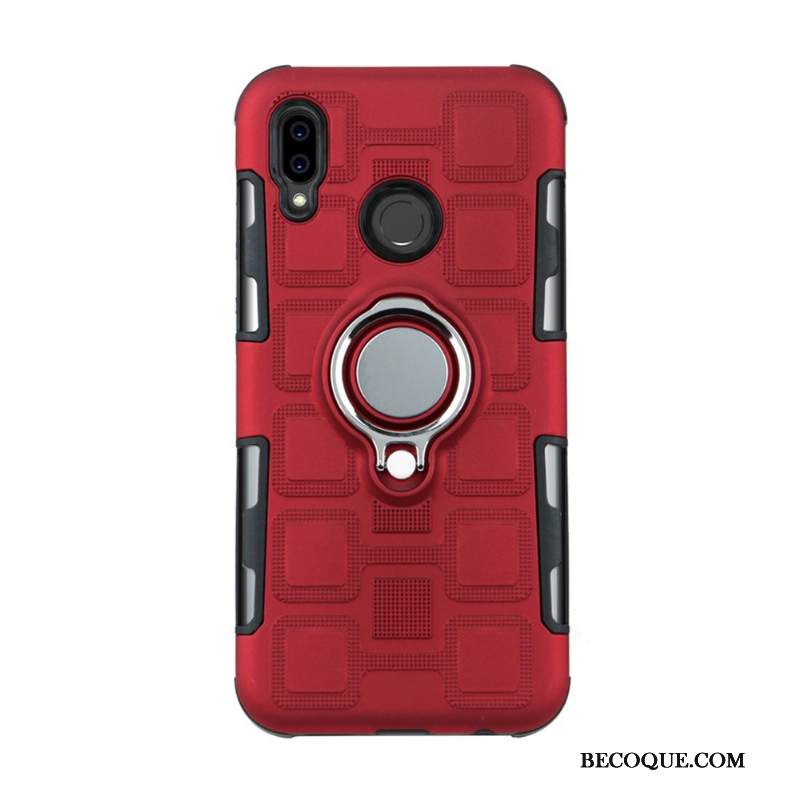 Kuori Huawei P Smart 2019 Tuki Rengas Puhelimen Kuoret, Kotelo Huawei P Smart 2019 Suojaus Niitti Magneettinen