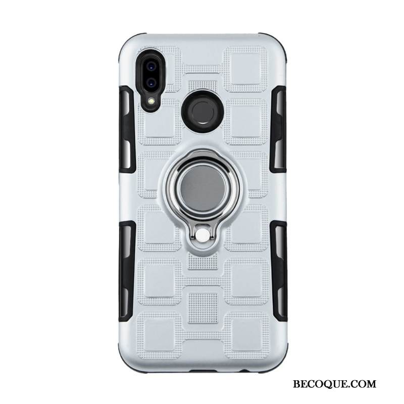 Kuori Huawei P Smart 2019 Tuki Rengas Puhelimen Kuoret, Kotelo Huawei P Smart 2019 Suojaus Niitti Magneettinen