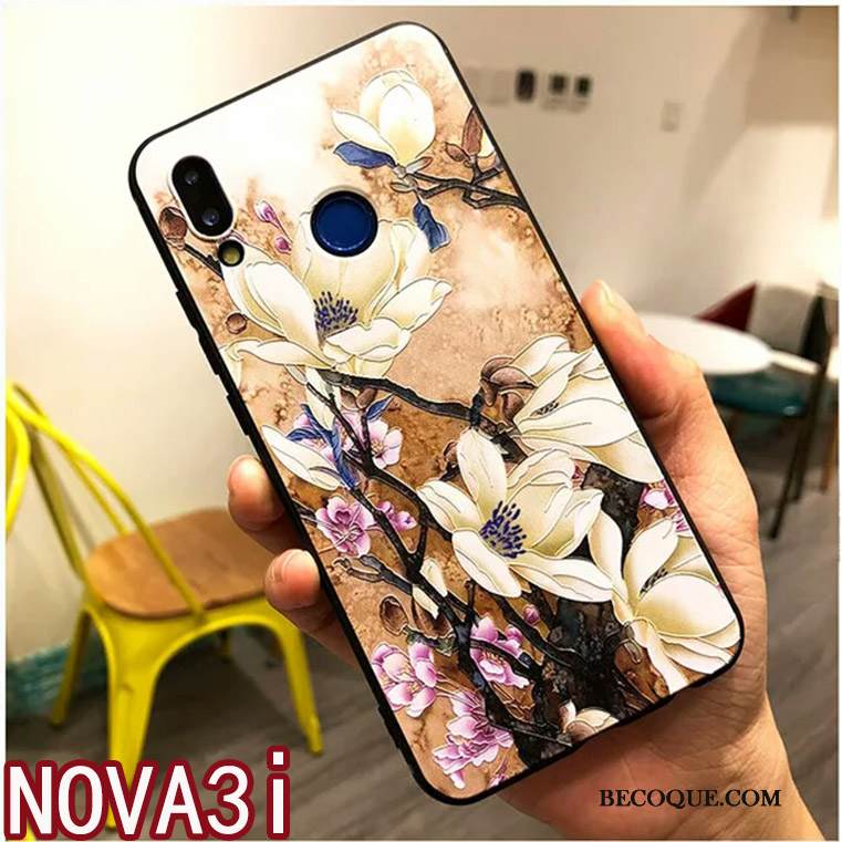 Kuori Huawei P Smart+ Kohokuviointi Puhelimen Kuoret Murtumaton, Kotelo Huawei P Smart+ Pehmeä Neste Ripustettavat Koristeet Kustannukset