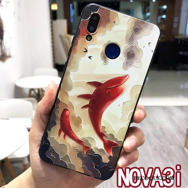 Kuori Huawei P Smart+ Laukut Murtumaton Puhelimen Kuoret, Kotelo Huawei P Smart+ Luova Ohut Persoonallisuus