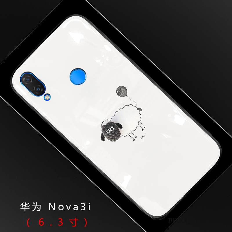 Kuori Huawei P Smart+ Laukut Persoonallisuus Ihana, Kotelo Huawei P Smart+ Silikoni Puhelimen Kuoret Kova