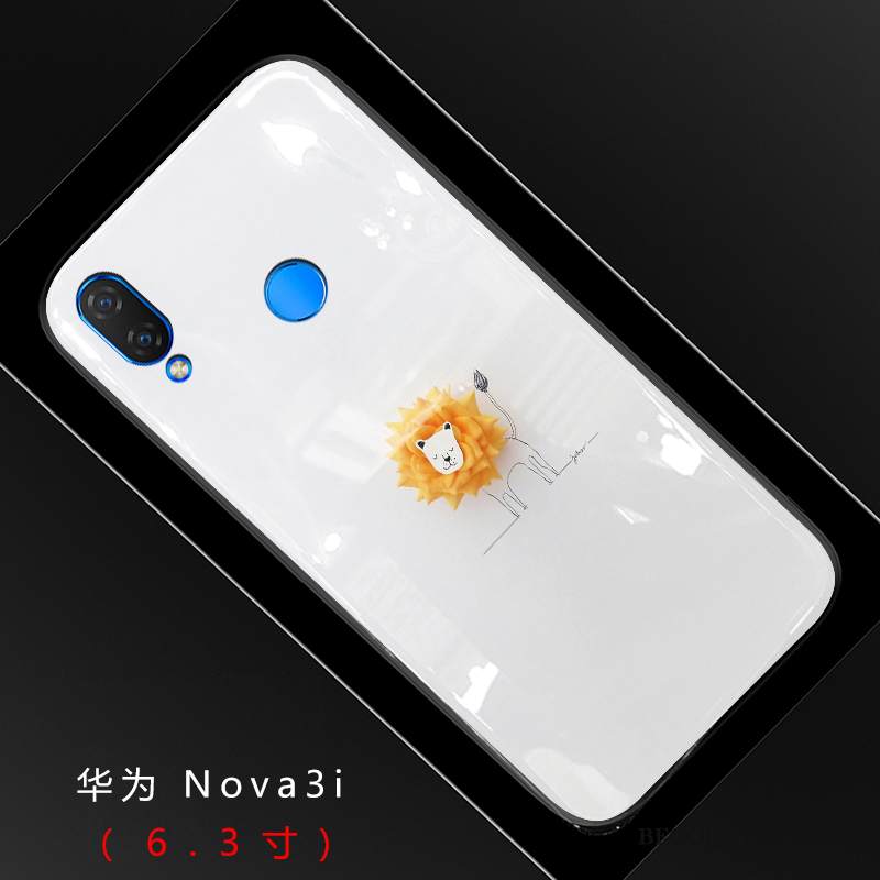 Kuori Huawei P Smart+ Laukut Persoonallisuus Ihana, Kotelo Huawei P Smart+ Silikoni Puhelimen Kuoret Kova