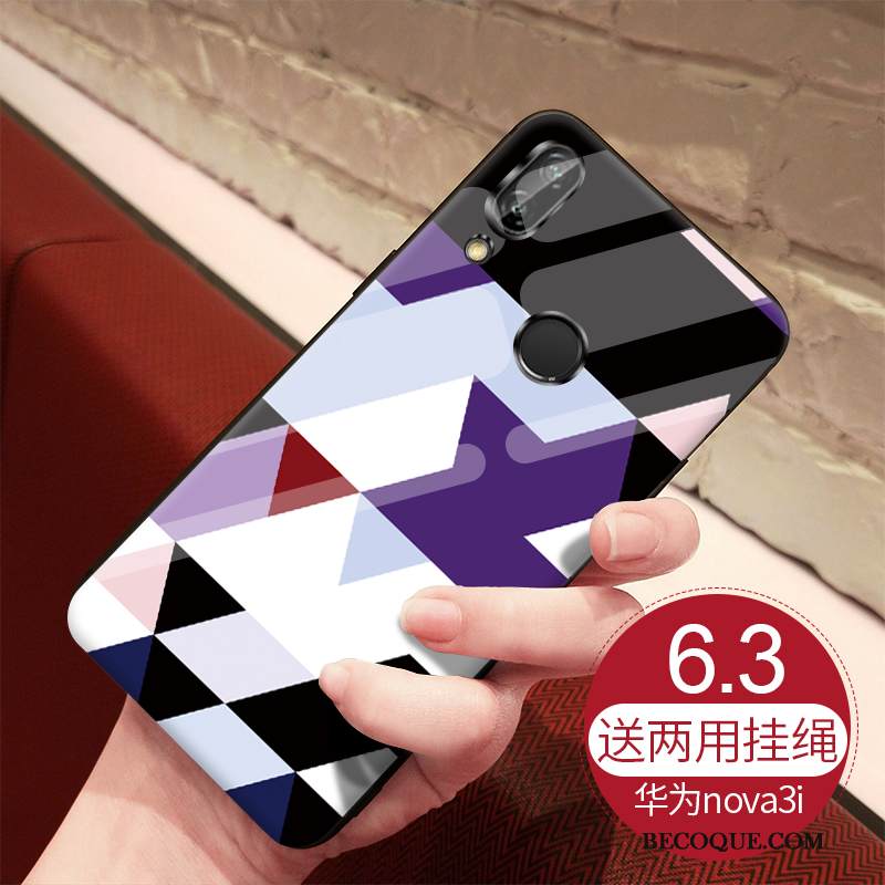 Kuori Huawei P Smart+ Laukut Persoonallisuus Puhelimen Kuoret, Kotelo Huawei P Smart+ Silikoni Rakastunut Murtumaton