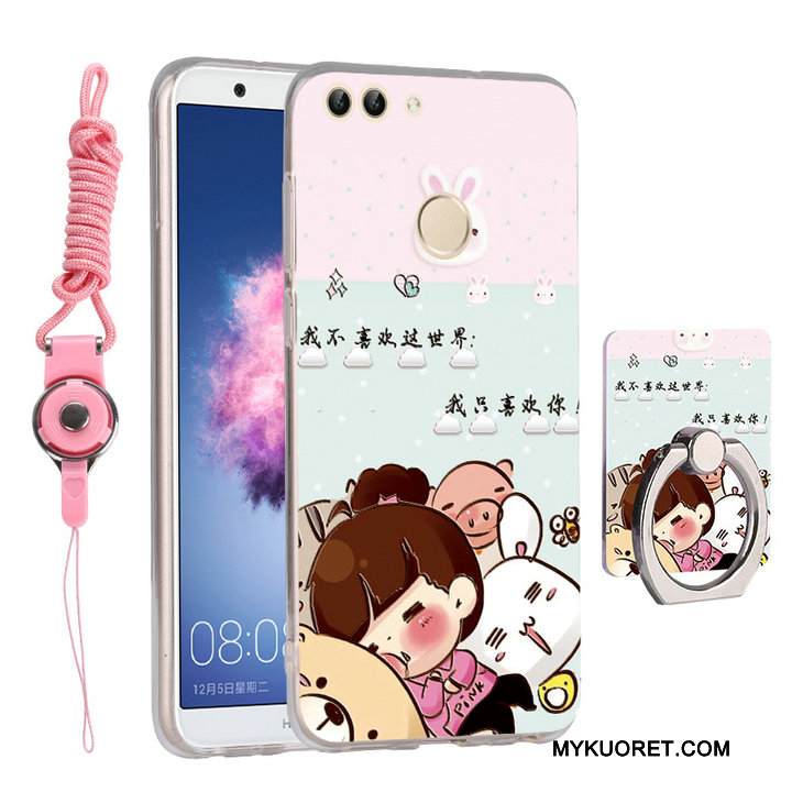 Kuori Huawei P Smart Laukut Puhelimen Kuoret Keltainen, Kotelo Huawei P Smart Pehmeä Neste Murtumaton