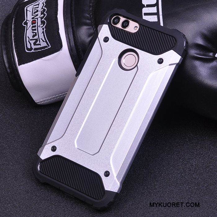 Kuori Huawei P Smart Laukut Punainen Pesty Suede, Kotelo Huawei P Smart Suojaus Puhelimen Kuoret Kova