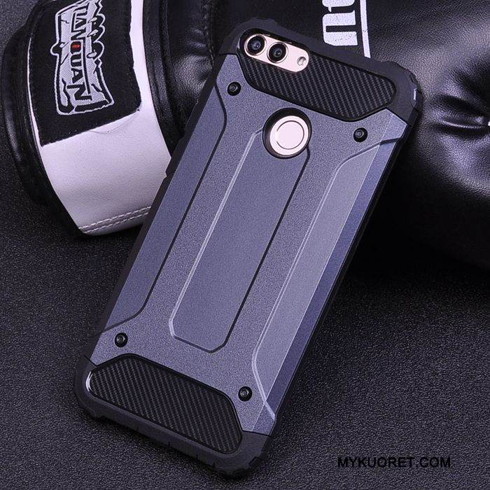 Kuori Huawei P Smart Laukut Punainen Pesty Suede, Kotelo Huawei P Smart Suojaus Puhelimen Kuoret Kova