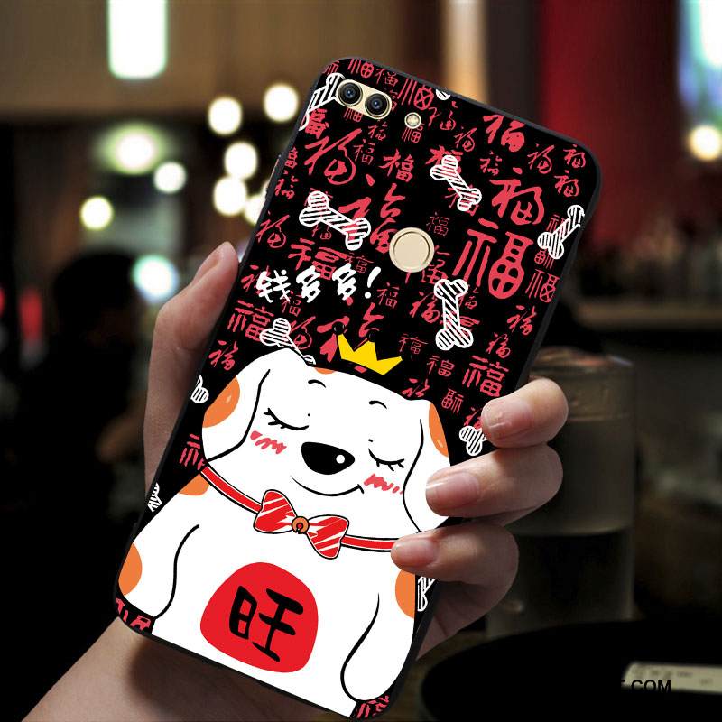 Kuori Huawei P Smart Laukut Punainen Pesty Suede, Kotelo Huawei P Smart Suojaus Uusi Puhelimen Kuoret