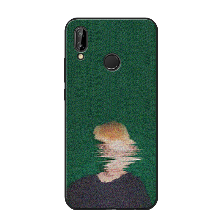 Kuori Huawei P Smart+ Luova Puhelimen Kuoret Öljyvärimaalaus, Kotelo Huawei P Smart+ Suojaus Tuuli Vihreä