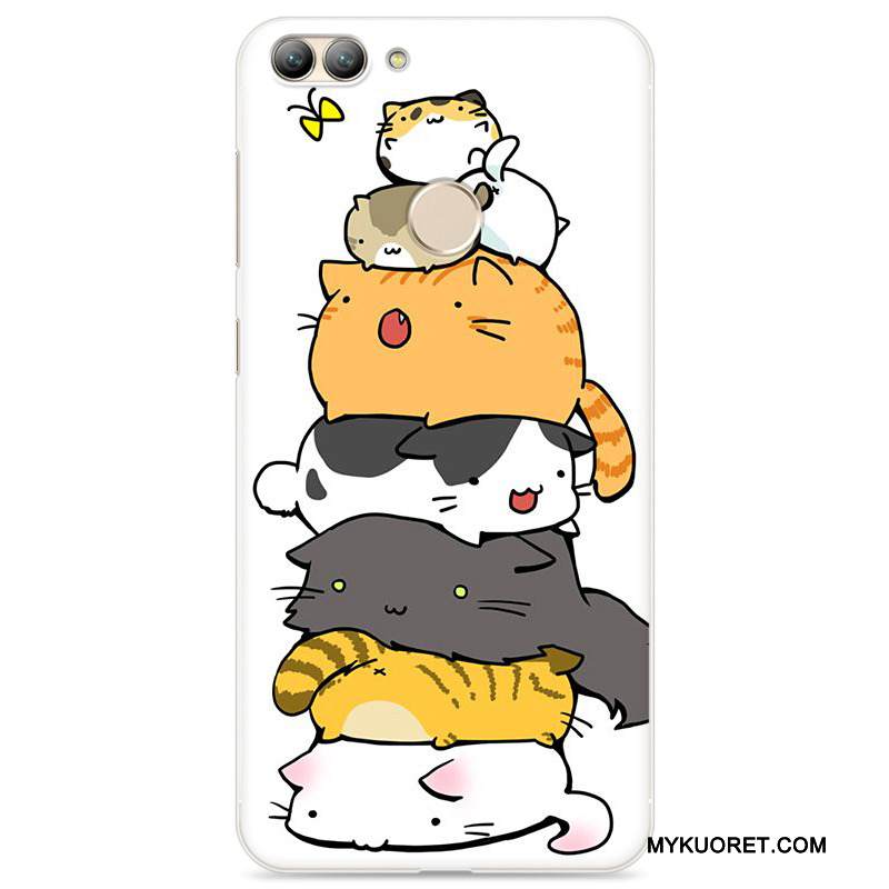 Kuori Huawei P Smart Maalaus Murtumaton Puhelimen Kuoret, Kotelo Huawei P Smart Pehmeä Neste Persoonallisuus Sininen