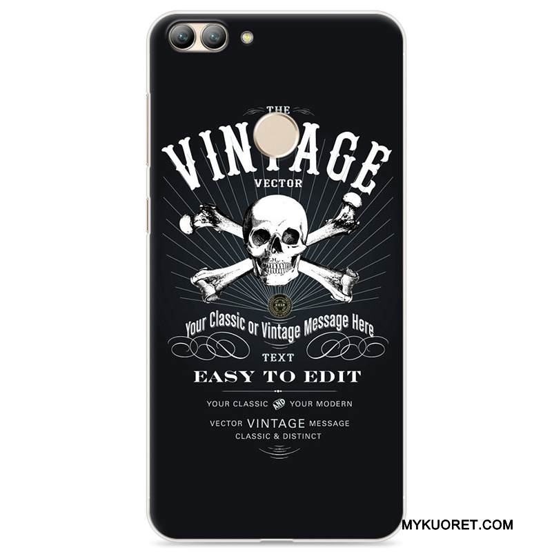 Kuori Huawei P Smart Maalaus Murtumaton Puhelimen Kuoret, Kotelo Huawei P Smart Pehmeä Neste Persoonallisuus Sininen