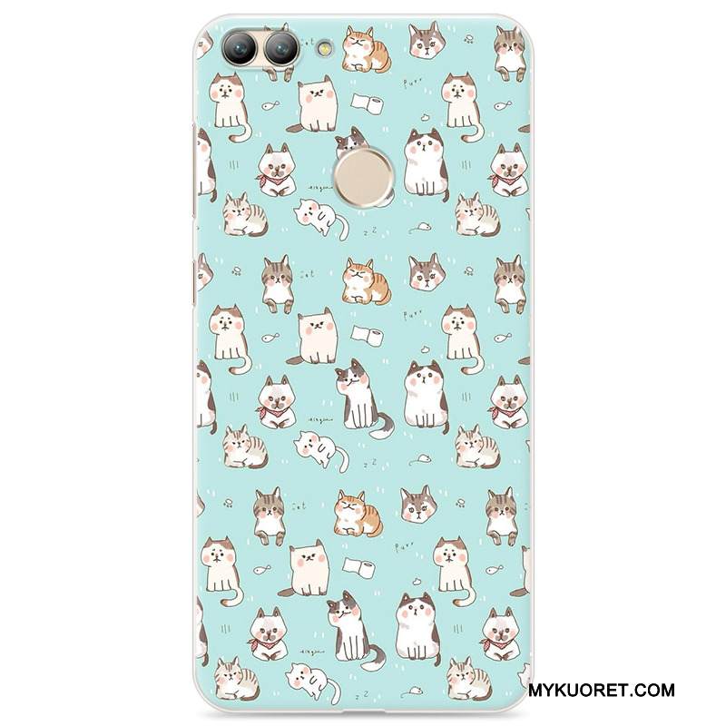 Kuori Huawei P Smart Maalaus Murtumaton Puhelimen Kuoret, Kotelo Huawei P Smart Pehmeä Neste Persoonallisuus Sininen