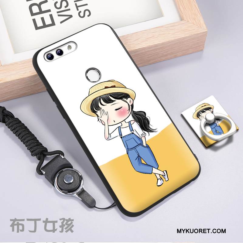 Kuori Huawei P Smart Monivärinen Pesty Suede Tide-brändi, Kotelo Huawei P Smart Luova Murtumaton Persoonallisuus