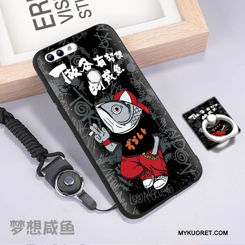 Kuori Huawei P Smart Monivärinen Pesty Suede Tide-brändi, Kotelo Huawei P Smart Luova Murtumaton Persoonallisuus