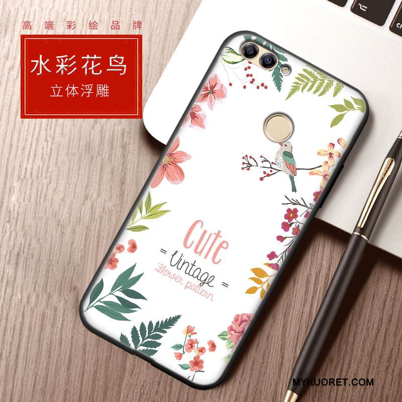 Kuori Huawei P Smart Monivärinen Trendi Sininen, Kotelo Huawei P Smart Pehmeä Neste Murtumaton Persoonallisuus