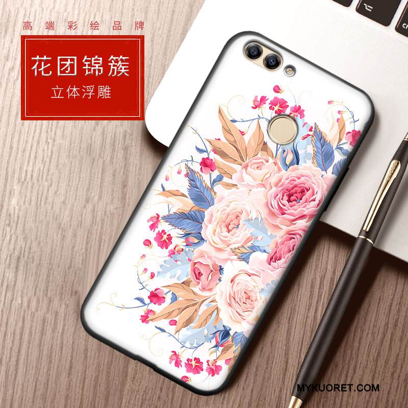 Kuori Huawei P Smart Monivärinen Trendi Sininen, Kotelo Huawei P Smart Pehmeä Neste Murtumaton Persoonallisuus