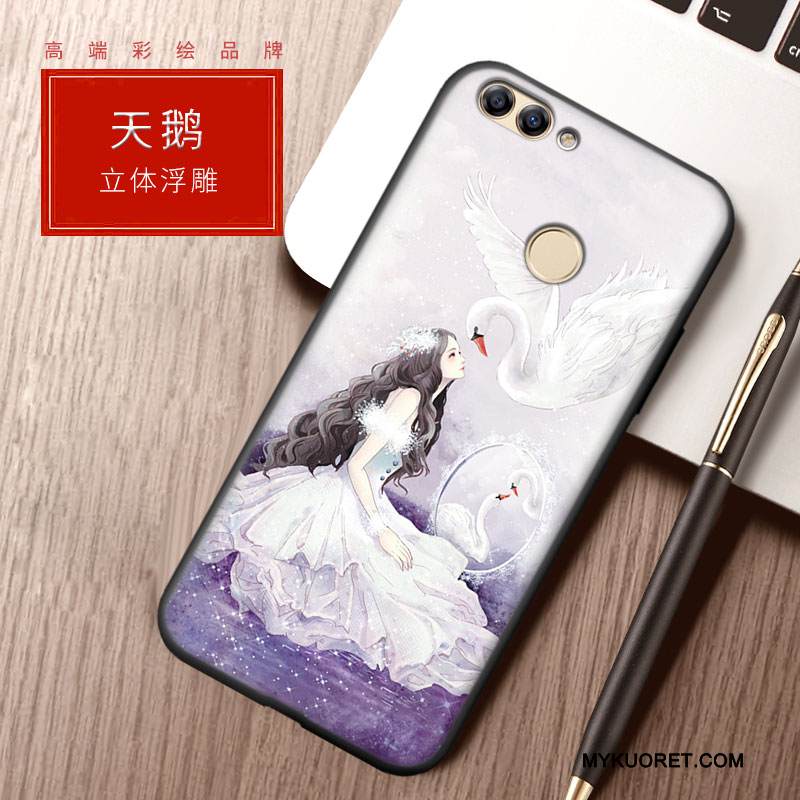 Kuori Huawei P Smart Monivärinen Trendi Sininen, Kotelo Huawei P Smart Pehmeä Neste Murtumaton Persoonallisuus