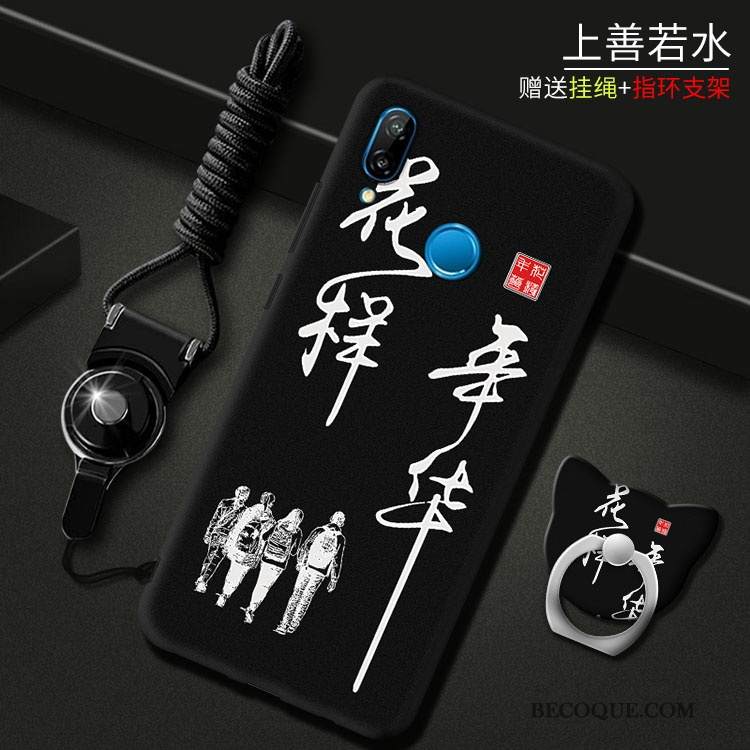 Kuori Huawei P Smart+ Murtumaton Nuoret, Kotelo Huawei P Smart+ Violetti Puhelimen Kuoret