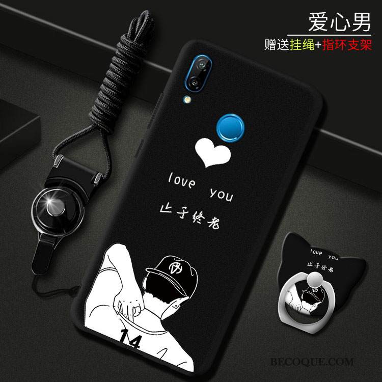 Kuori Huawei P Smart+ Murtumaton Nuoret, Kotelo Huawei P Smart+ Violetti Puhelimen Kuoret