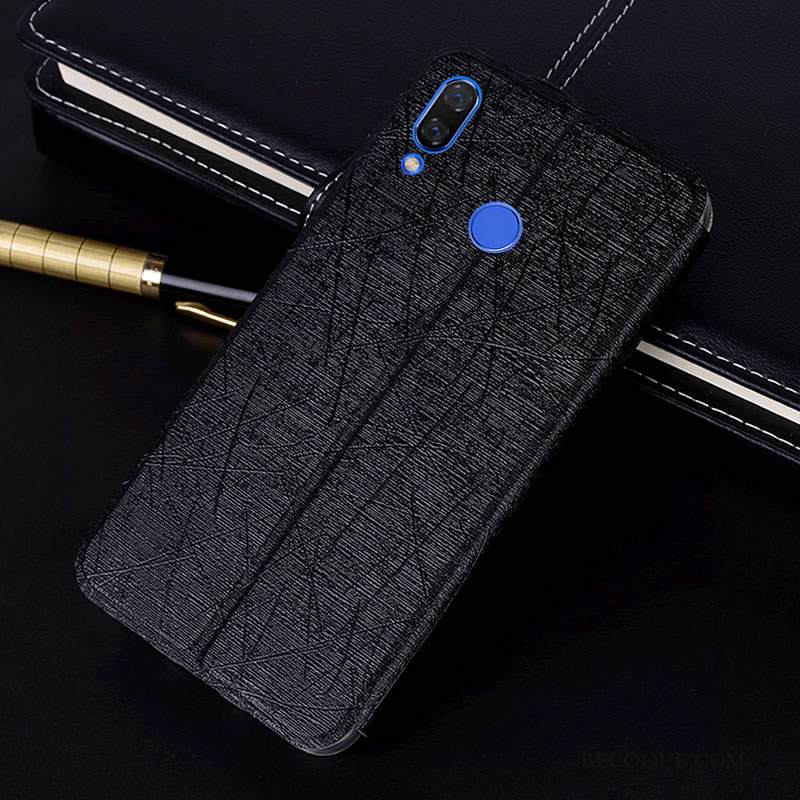 Kuori Huawei P Smart+ Nahka Murtumaton Kulta, Kotelo Huawei P Smart+ Suojaus Puhelimen Kuoret