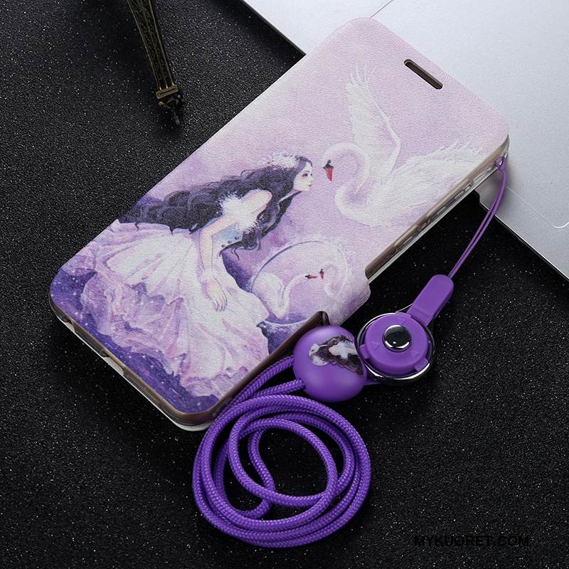 Kuori Huawei P Smart Nahka Murtumaton Puhelimen Kuoret, Kotelo Huawei P Smart Kuoret Violetti