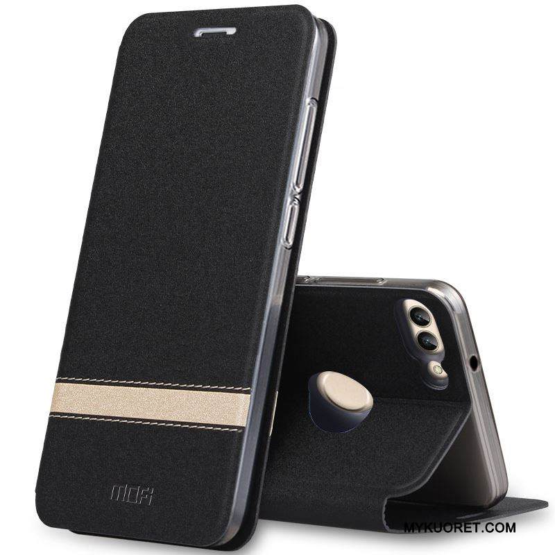 Kuori Huawei P Smart Nahka Murtumaton Puhelimen Kuoret, Kotelo Huawei P Smart Suojaus Jauhe