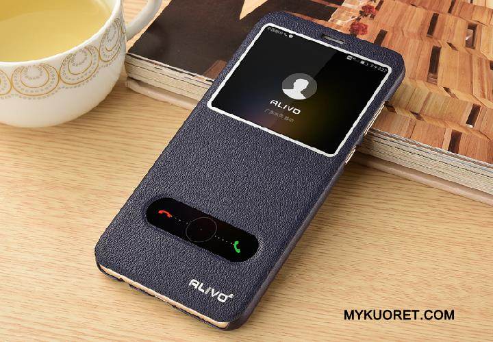 Kuori Huawei P Smart Nahka Nuoret Kulta, Kotelo Huawei P Smart Suojaus Puhelimen Kuoret