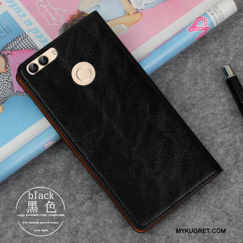 Kuori Huawei P Smart Nahka Puhelimen Kuoret Kulta, Kotelo Huawei P Smart Kuoret Murtumaton