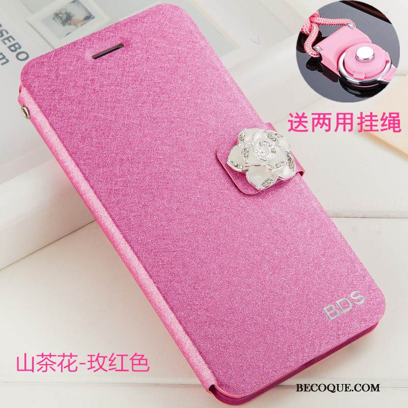 Kuori Huawei P Smart+ Nahka Ripustettavat Koristeet Punainen, Kotelo Huawei P Smart+ Tuki Puhelimen Kuoret Murtumaton