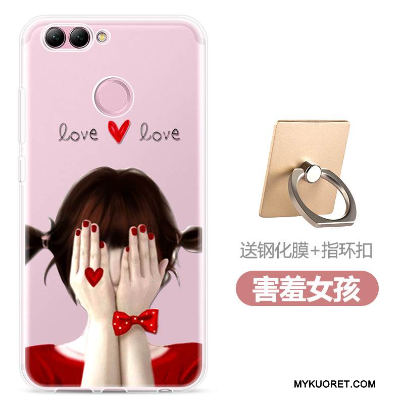 Kuori Huawei P Smart Pehmeä Neste Läpinäkyvä Puhelimen Kuoret, Kotelo Huawei P Smart Monivärinen Persoonallisuus Kevyt