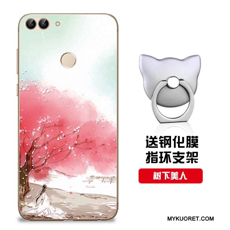 Kuori Huawei P Smart Pehmeä Neste Malli Vihreä, Kotelo Huawei P Smart Silikoni Muokata Murtumaton