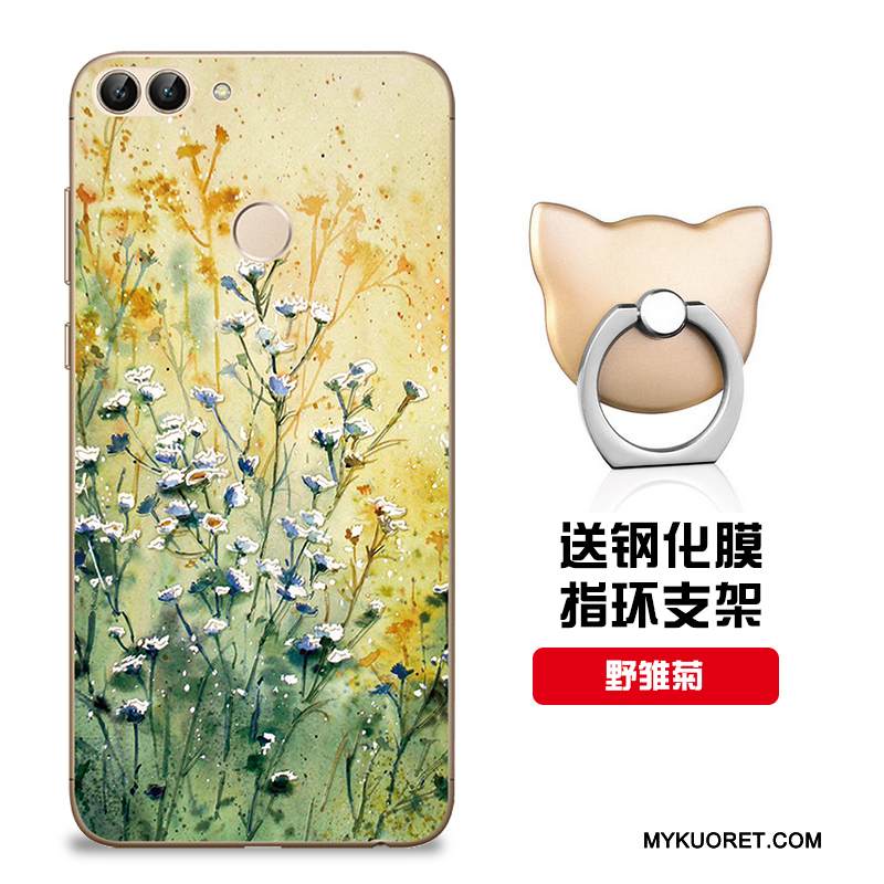 Kuori Huawei P Smart Pehmeä Neste Malli Vihreä, Kotelo Huawei P Smart Silikoni Muokata Murtumaton