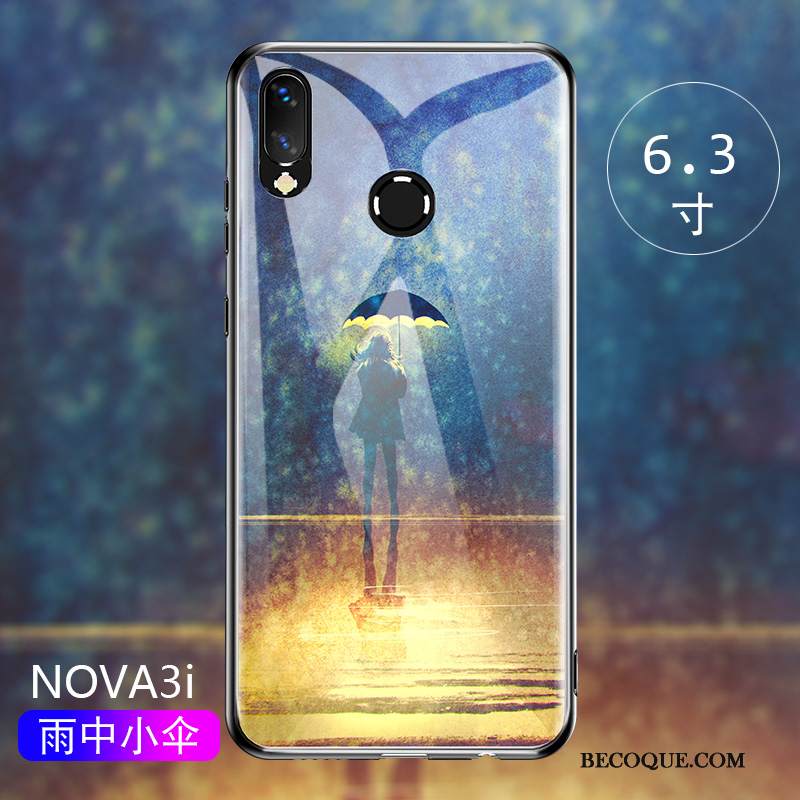 Kuori Huawei P Smart+ Pehmeä Neste Net Red Persoonallisuus, Kotelo Huawei P Smart+ Laukut Murtumaton Ultra